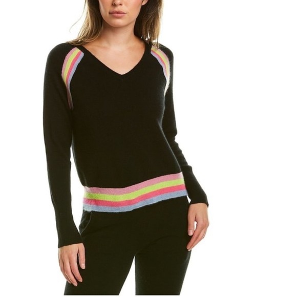 Scott & Scott London Lola Cashmere V-neck Sweater NWT - Picture 1 of 10